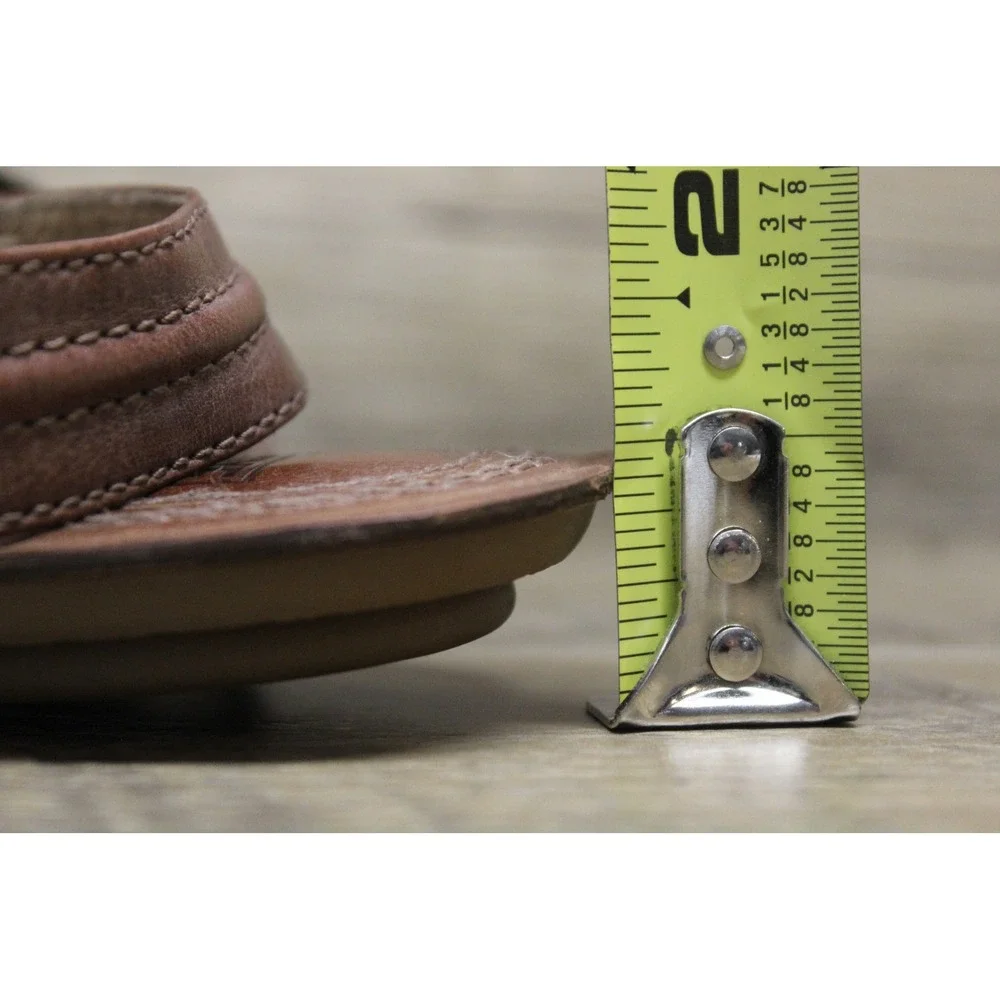 Frye‎ women's Alessia Trapunto leather strappy thong artisanal sandals 9.5M - Picture 9 of 16